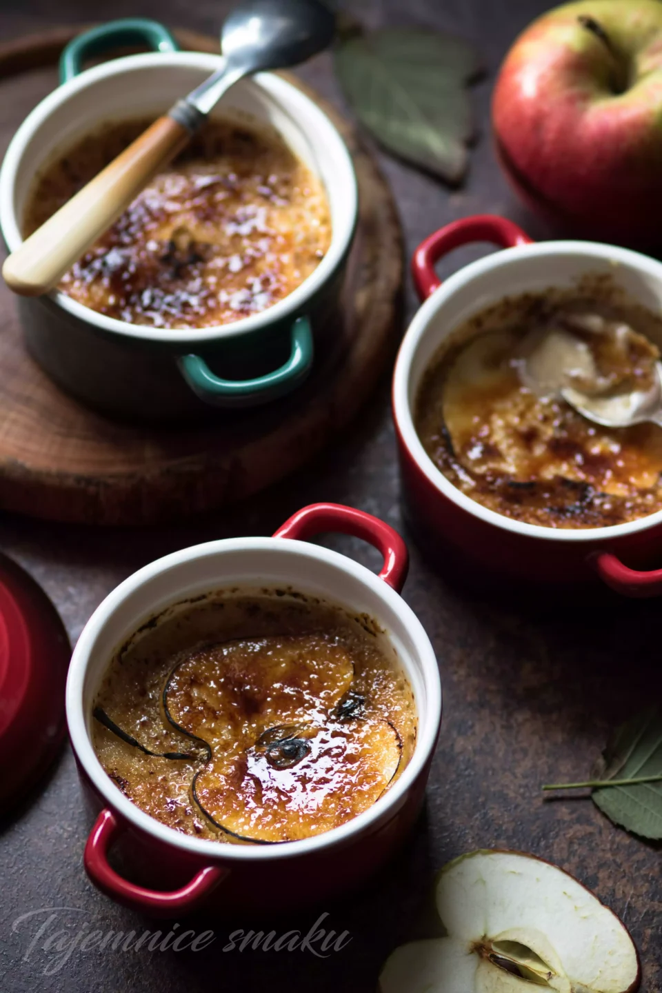 Jabłkowe Crème Brûlée