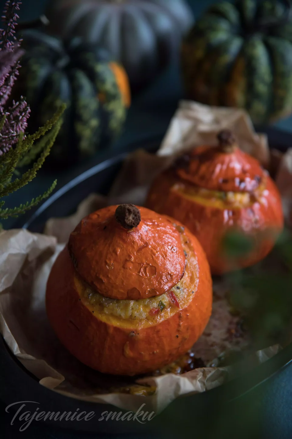 Faszerowana dynia Hokkaido