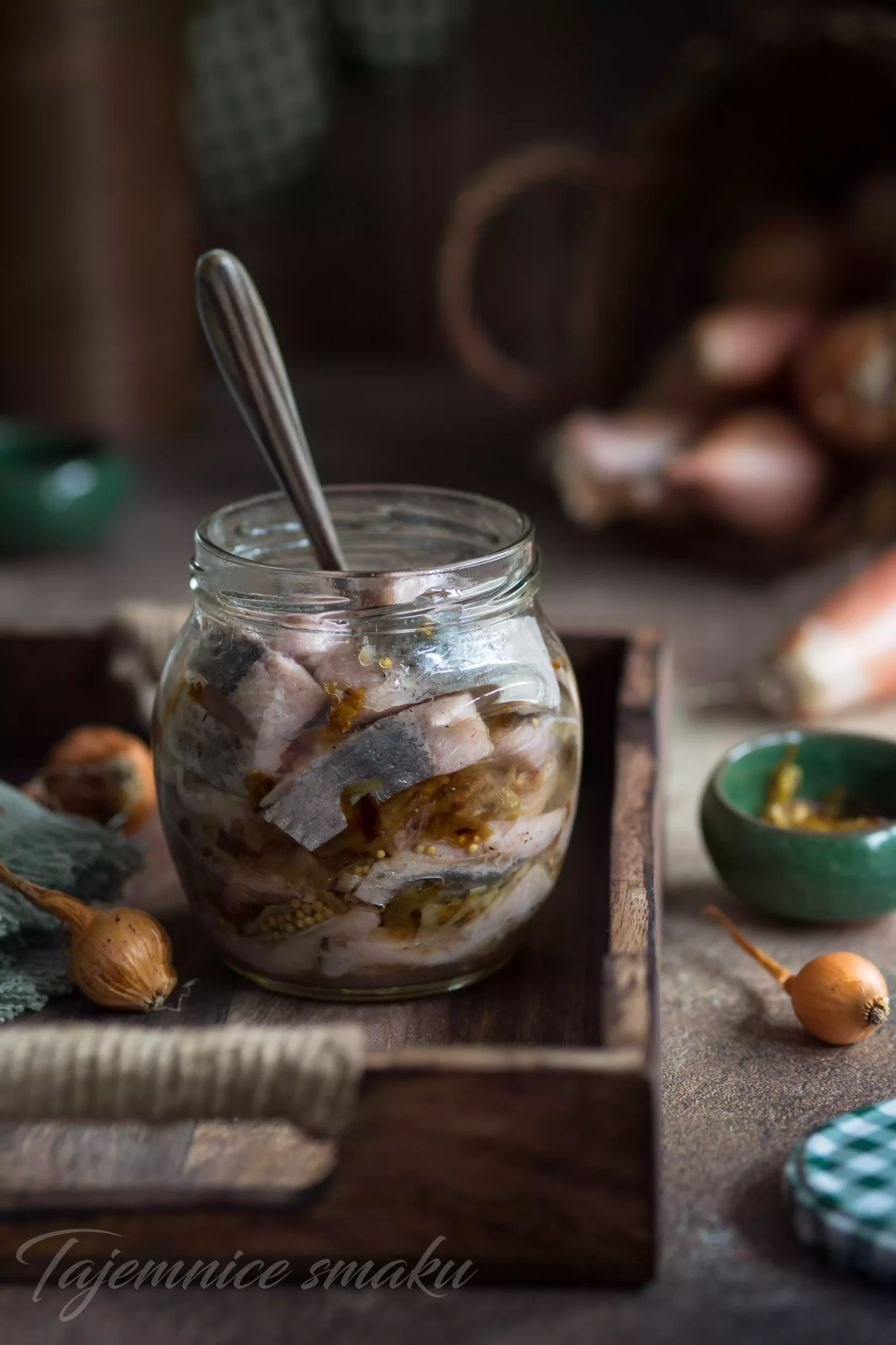 sledzie prazona cebulka