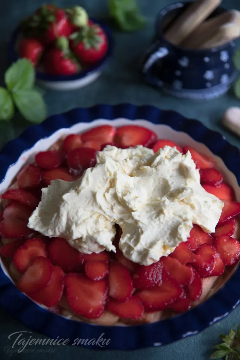 Tiramisu truskawkowo pomarańczowe