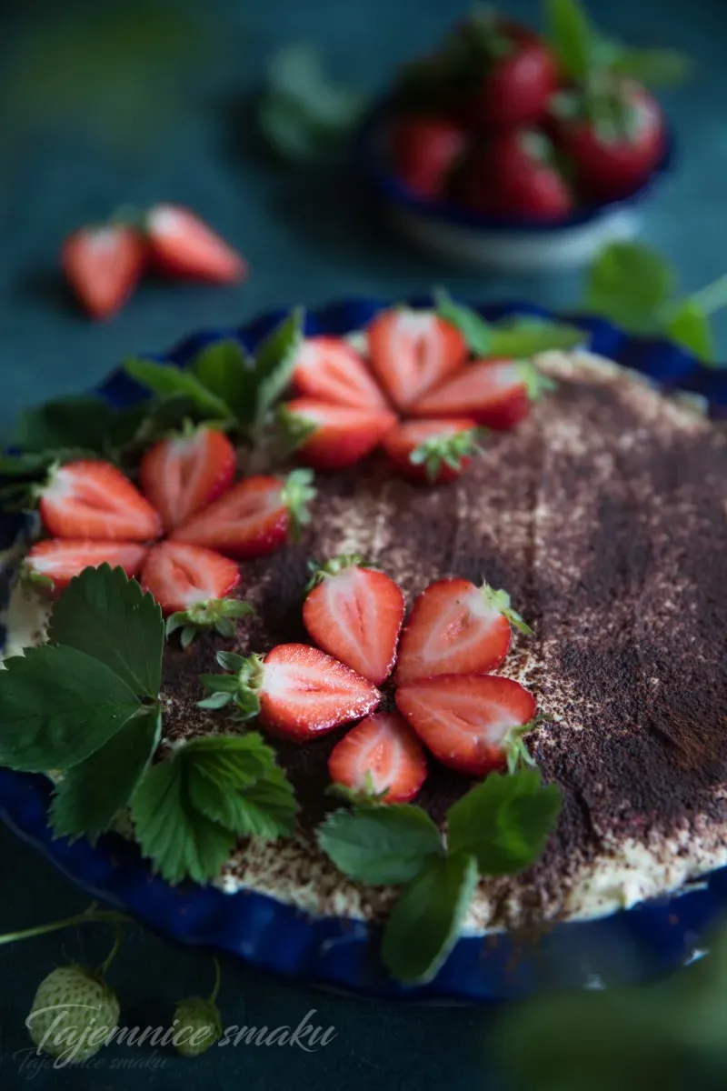 Tiramisu truskawkowo pomarańczowe