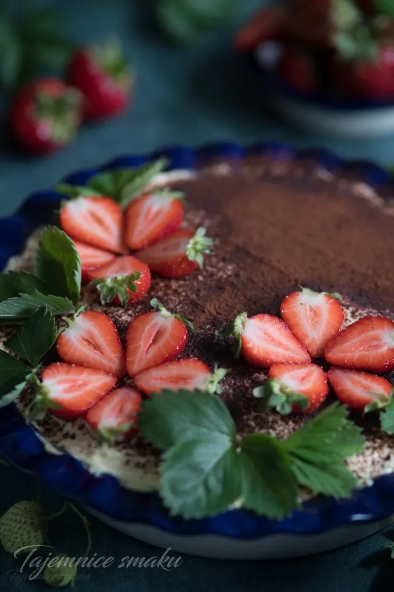 Tiramisu truskawkowo pomarańczowe